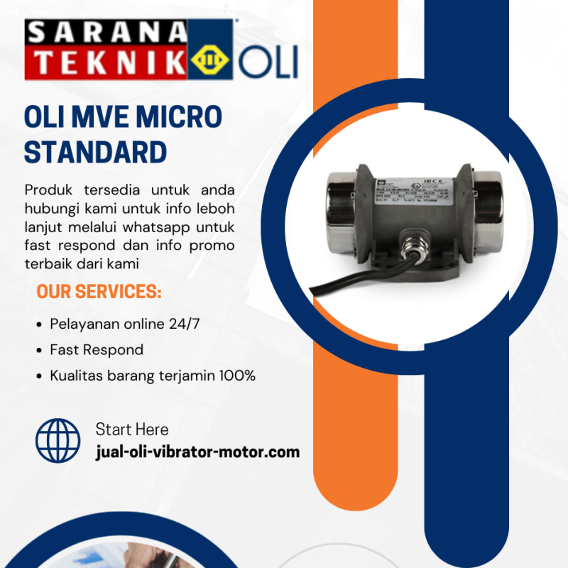 OLI MVE Micro Standard Range Electric Vibrating Motors